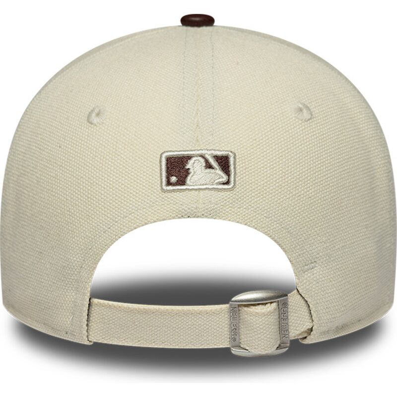 kasketter-buet-beige-justerbar-rem-9forty-m-crown-fabric-mix-fra-new-york-yankees-mlb-af-new-era kasketter-buet-beige-justerbar-rem-9forty-m-crown-fabric-mix-fra-new-york-yankees-mlb-af-new-era