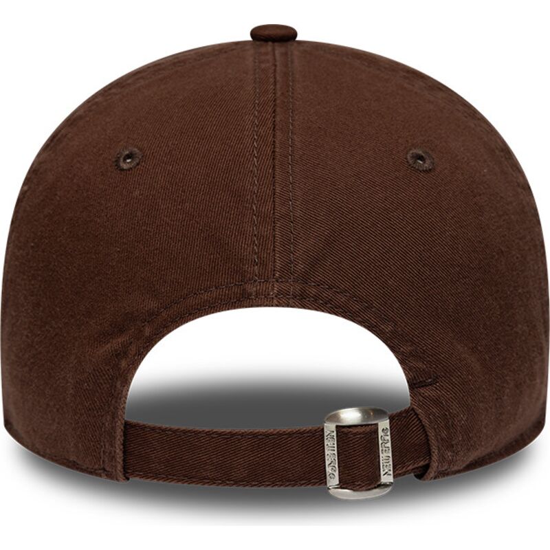 kasketter-buet-brun-justerbar-rem-9twenty-washed-midi-fra-los-angeles-dodgers-mlb-af-new-era