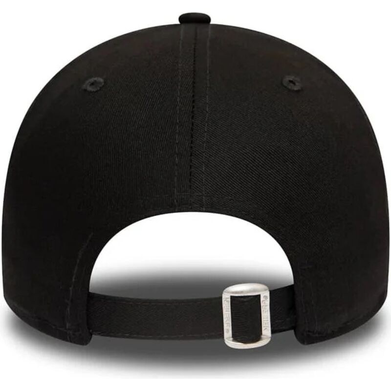 sort-justerbar-curved-kasket-med-sort-logo-9forty-league-essential-fra-los-angeles-dodgers-mlb-fra-new-era