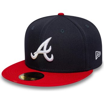 Kasketter flad marineblå tilpasset 59FIFTY AC Perf fra Atlanta Braves MLB af New Era