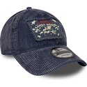 kasketter-buet-marinebla-justerbar-rem-9twenty-patch-acid-cord-af-new-era