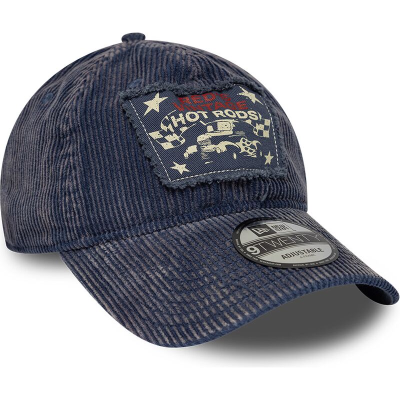kasketter-buet-marinebla-justerbar-rem-9twenty-patch-acid-cord-af-new-era