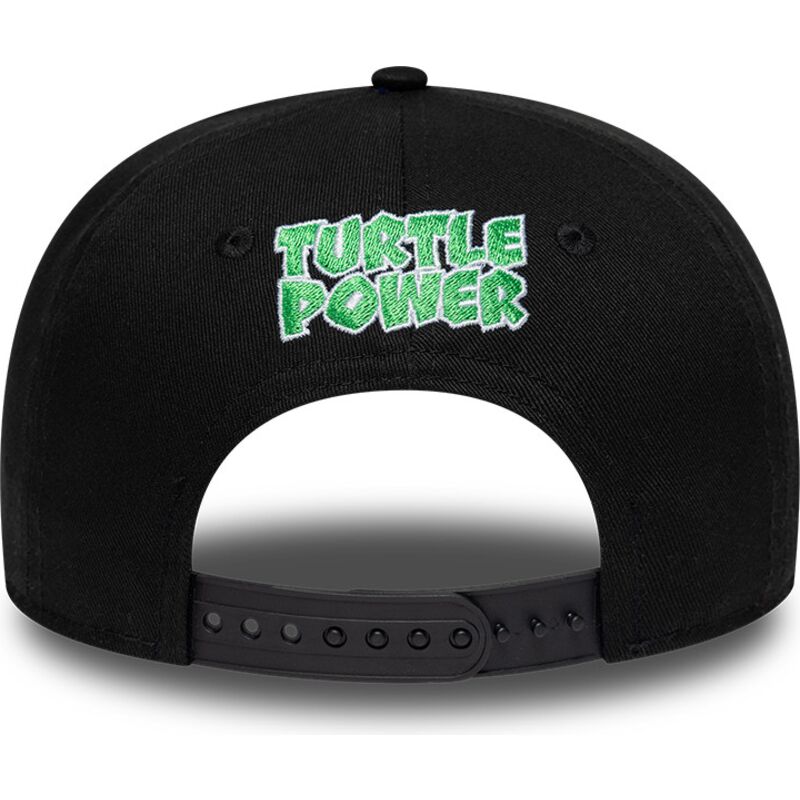 kasketter-flad-sort-snapback-til-barn-9fifty-cowabunga-pizza-fra-tortugas-ninja-af-new-era
