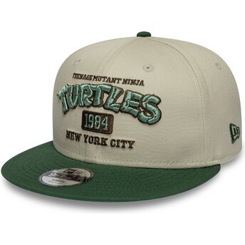 Kasketter flad grøn snapback til barn 9FIFTY fra Tortugas Ninja af New Era