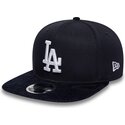 kasketter-flad-marinebla-snapback-9fifty-cord-visor-fra-los-angeles-dodgers-mlb-af-new-era