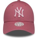 kasketter-buet-lyserod-justerbar-rem-9forty-league-essential-cas-fra-new-york-yankees-mlb-af-new-era