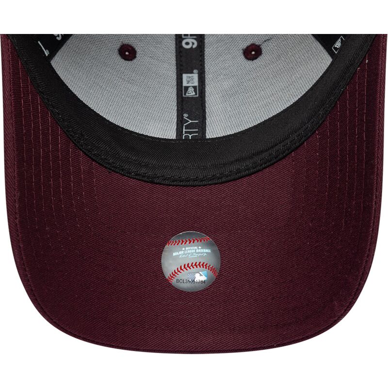 kasketter-buet-rod-justerbar-rem-rosa-9forty-metallic-fra-los-angeles-dodgers-mlb-af-new-era