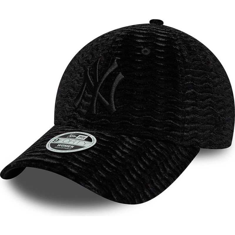 kasketter-buet-sort-justerbar-rem-9forty-velour-fra-new-york-yankees-mlb-af-new-era kasketter-buet-sort-justerbar-rem-9forty-velour-fra-new-york-yankees-mlb-af-new-era