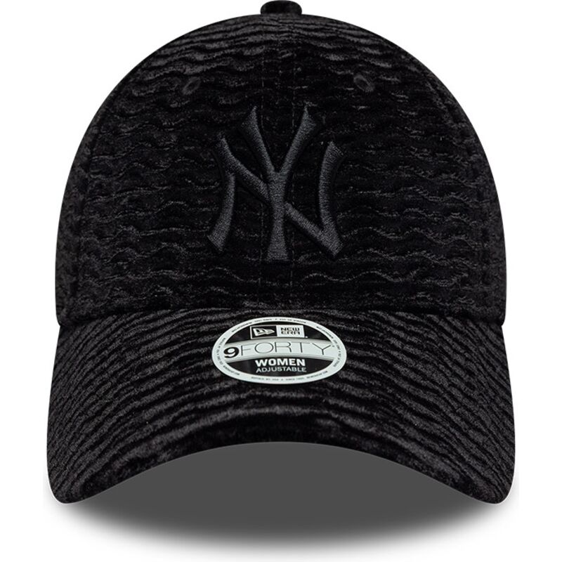 kasketter-buet-sort-justerbar-rem-9forty-velour-fra-new-york-yankees-mlb-af-new-era kasketter-buet-sort-justerbar-rem-9forty-velour-fra-new-york-yankees-mlb-af-new-era