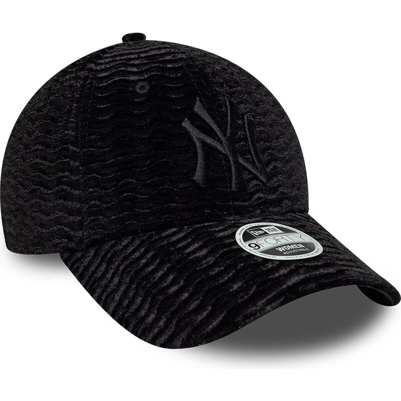 kasketter-buet-sort-justerbar-rem-9forty-velour-fra-new-york-yankees-mlb-af-new-era kasketter-buet-sort-justerbar-rem-9forty-velour-fra-new-york-yankees-mlb-af-new-era