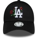 kasketter-buet-sort-snapback-9forty-rose-sequin-fra-los-angeles-dodgers-mlb-af-new-era