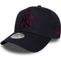 kasketter-buet-marinebla-snapback-9forty-e-frame-team-outline-fra-new-york-yankees-mlb-af-new-era