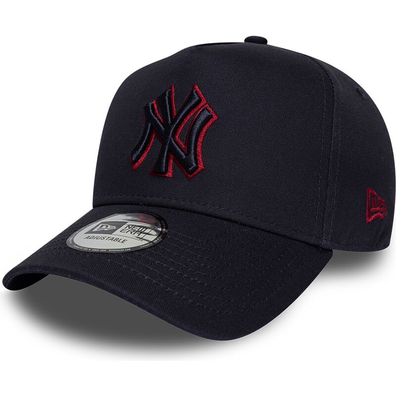 kasketter-buet-marinebla-snapback-9forty-e-frame-team-outline-fra-new-york-yankees-mlb-af-new-era