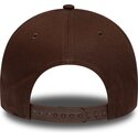 kasketter-buet-brun-snapback-9forty-e-frame-team-outline-fra-los-angeles-dodgers-mlb-af-new-era