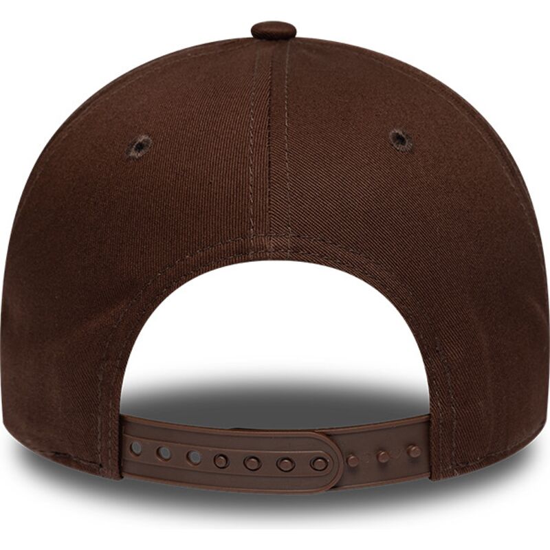 kasketter-buet-brun-snapback-9forty-e-frame-team-outline-fra-los-angeles-dodgers-mlb-af-new-era