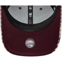 kasketter-buet-rod-justerbar-rem-9forty-m-crown-houndstooth-fra-new-york-yankees-mlb-af-new-era