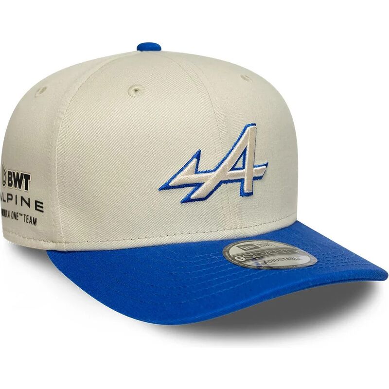 kasketter-buet-beige-snapback-9seventy-stretch-snap-contrast-visor-fra-alpine-f1-team-formula-1-af-new-era