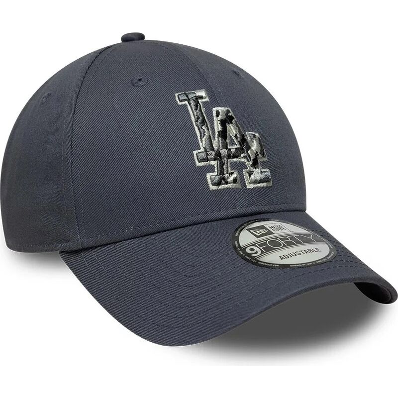 kasketter-buet-gra-justerbar-rem-9forty-outline-camo-fra-los-angeles-dodgers-mlb-af-new-era