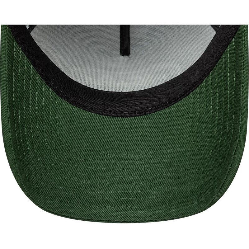 kasketter-buet-gron-snapback-a-frame-oval-patch-foam-af-new-era