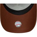 kasketter-buet-brun-snapback-e-frame-outline-fra-new-york-yankees-mlb-af-new-era