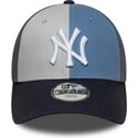 kasketter-buet-flerfarvet-justerbar-rem-til-barn-9forty-colourblock-fra-new-york-yankees-mlb-af-new-era
