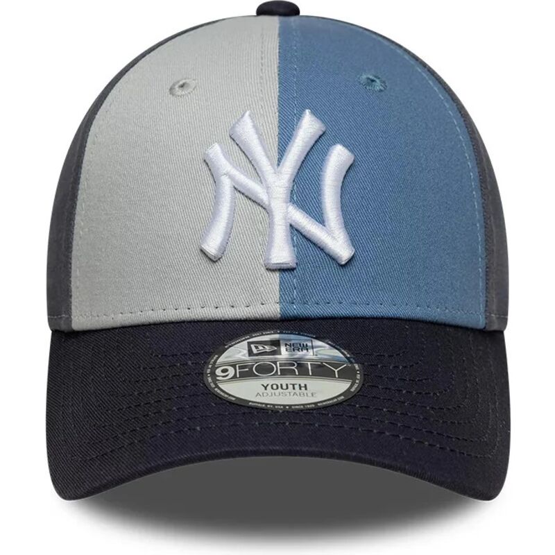 kasketter-buet-flerfarvet-justerbar-rem-til-barn-9forty-colourblock-fra-new-york-yankees-mlb-af-new-era