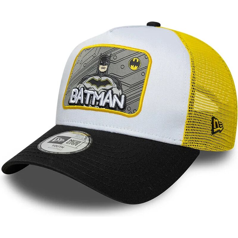 kasketter-buet-flerfarvet-snapback-til-barn-a-frame-patch-fra-batman-dc-comics-af-new-era