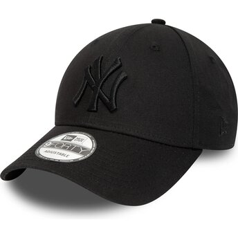 Kasketter buet sort justerbar rem 9FORTY League Essential fra New York Yankees MLB af New Era