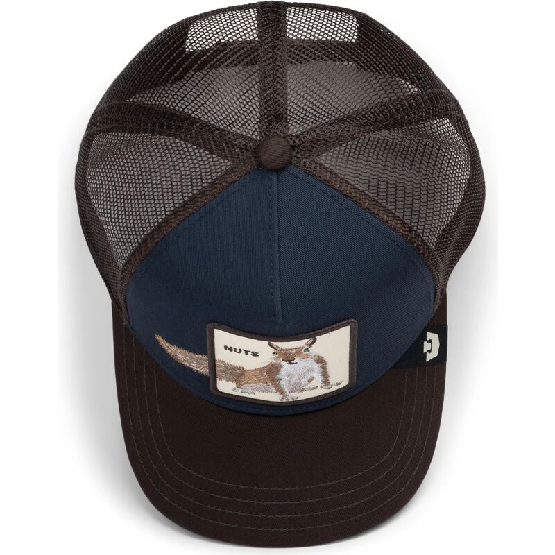 kasketter-buet-brun-snapback-over-the-line-squirrel-out-of-bounds-nuts-the-farm-goorin-bros