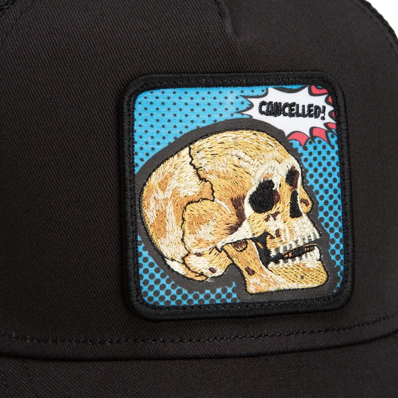 kasketter-buet-sort-snapback-cancelled-skull-pop-art-strikes-back-the-farm-goorin-bros kasketter-buet-sort-snapback-cancelled-skull-pop-art-strikes-back-the-farm-goorin-bros