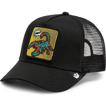 Kasketter buet sort snapback Deadly Scorpion Pop Art Strikes Back The Farm Goorin Bros.