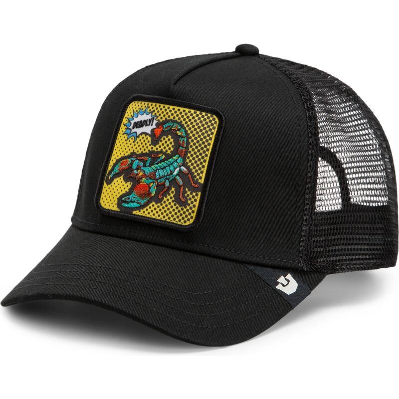 kasketter-buet-sort-snapback-deadly-scorpion-pop-art-strikes-back-the-farm-goorin-bros kasketter-buet-sort-snapback-deadly-scorpion-pop-art-strikes-back-the-farm-goorin-bros