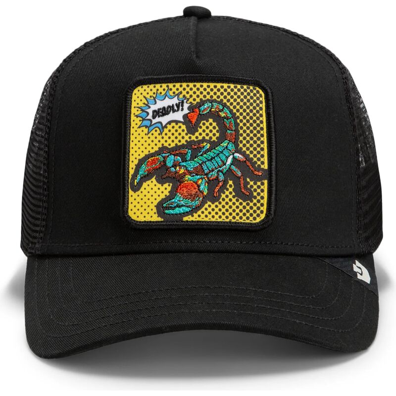 kasketter-buet-sort-snapback-deadly-scorpion-pop-art-strikes-back-the-farm-goorin-bros kasketter-buet-sort-snapback-deadly-scorpion-pop-art-strikes-back-the-farm-goorin-bros