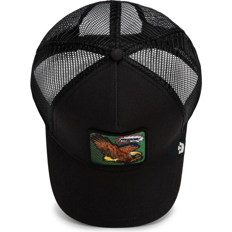 kasketter-buet-sort-snapback-freedom-eagle-pop-art-strikes-back-the-farm-goorin-bros