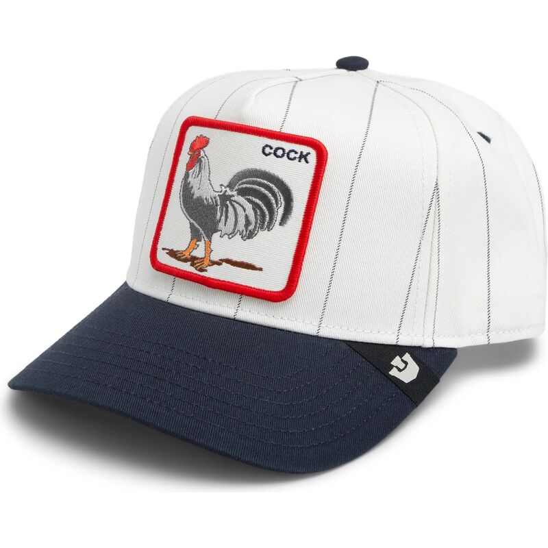 kasketter-buet-gra-snapback-pinstripe-rooster-cock-playmakers-the-farm-goorin-bros