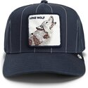 kasketter-buet-marinebla-snapback-pinstripe-lone-wolf-playmakers-the-farm-goorin-bros