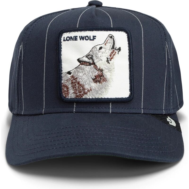 kasketter-buet-marinebla-snapback-pinstripe-lone-wolf-playmakers-the-farm-goorin-bros