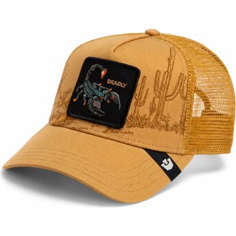 Kasketter buet brun snapback Scorpion Badlands Deadly The Farm Goorin Bros.