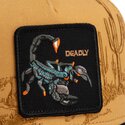 kasketter-buet-brun-snapback-scorpion-badlands-deadly-the-farm-goorin-bros