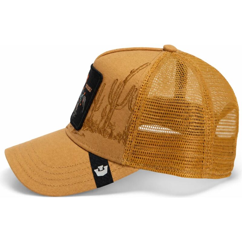 kasketter-buet-brun-snapback-scorpion-badlands-deadly-the-farm-goorin-bros