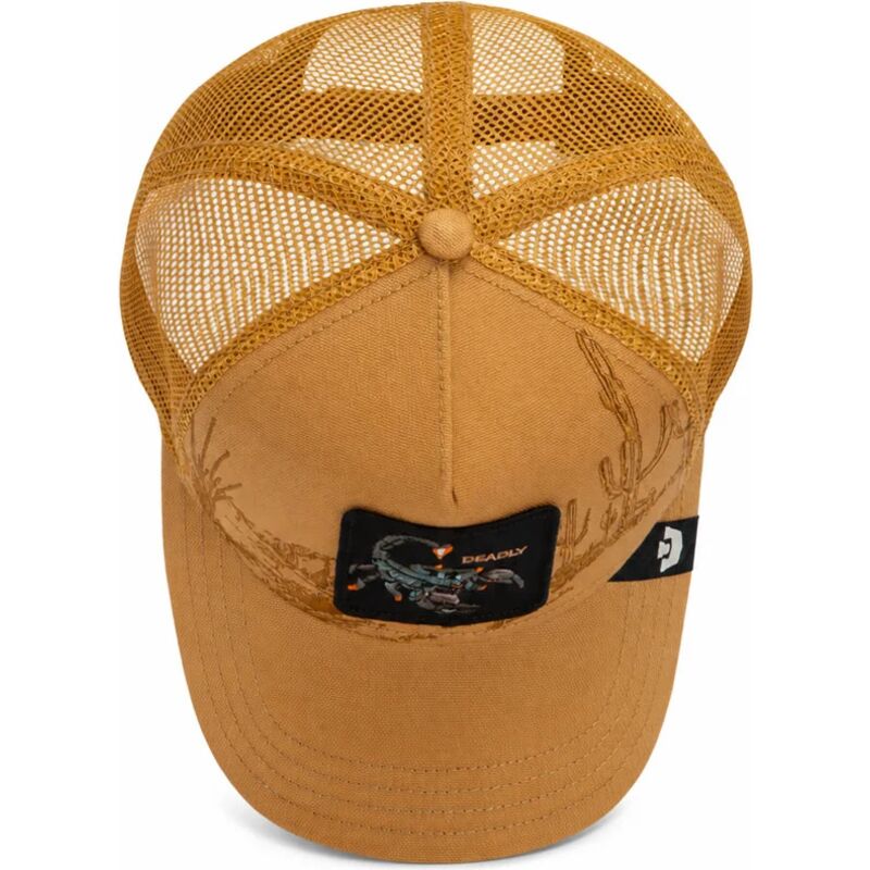 kasketter-buet-brun-snapback-scorpion-badlands-deadly-the-farm-goorin-bros