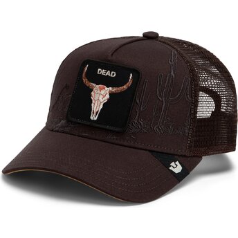 Kasketter buet brun snapback Skull Badlands Dead The Farm Goorin Bros.