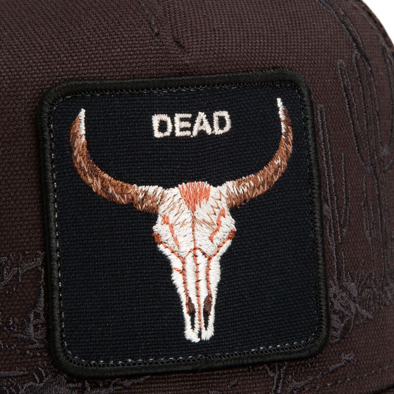 kasketter-buet-brun-snapback-skull-badlands-dead-the-farm-goorin-bros kasketter-buet-brun-snapback-skull-badlands-dead-the-farm-goorin-bros
