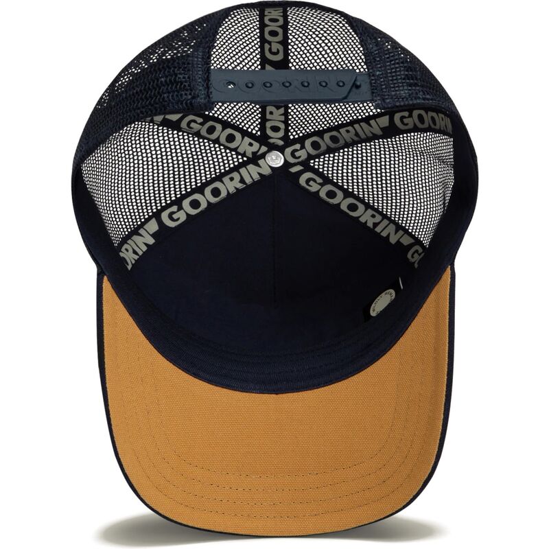 kasketter-buet-marinebla-snapback-eagle-badlands-freedom-the-farm-goorin-bros