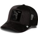 kasketter-buet-sort-snapback-velour-boss-the-farm-goorin-bros