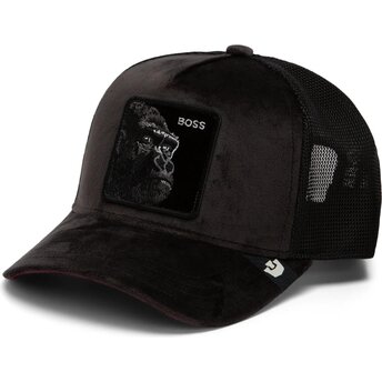 Kasketter buet sort snapback Velour Boss The Farm Goorin Bros.
