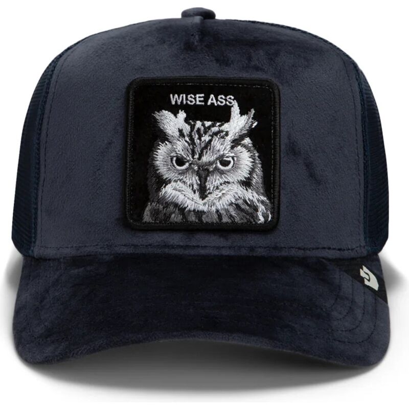 kasketter-buet-marinebla-snapback-velour-wise-ass-the-farm-goorin-bros