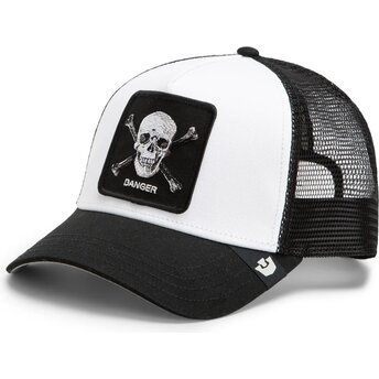 Kasketter buet sort snapback Danger Skull and Crossbones Original Recipe The Farm Goorin Bros.