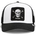 kasketter-buet-sort-snapback-danger-skull-and-crossbones-original-recipe-the-farm-goorin-bros