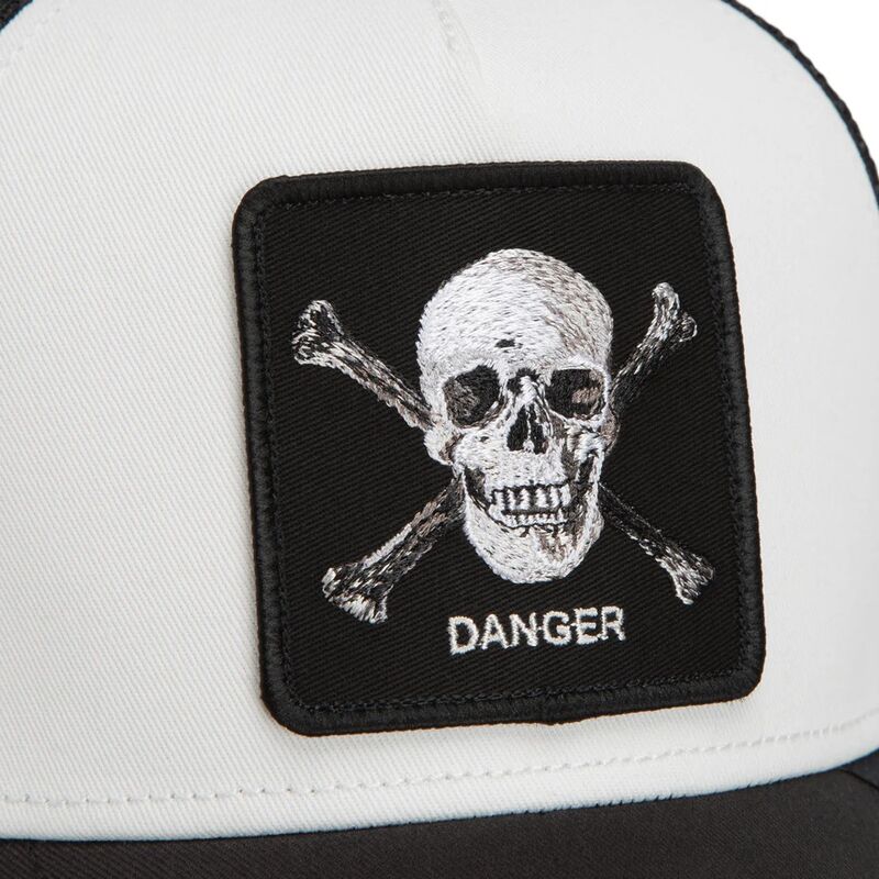 kasketter-buet-sort-snapback-danger-skull-and-crossbones-original-recipe-the-farm-goorin-bros
